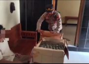 Polsek Pace Amankan Puluhan Liter Miras Di Pacekulon