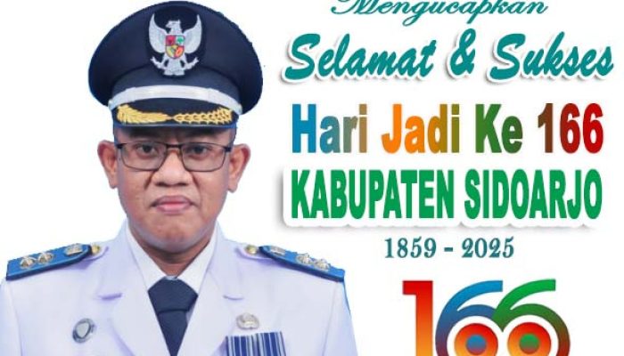 Pemerintah Kelurahan Ketegan Taman Mengucapkan Selamat Dan Sukses Hari Jadi Ke -166 Kabupaten Sidoarjo