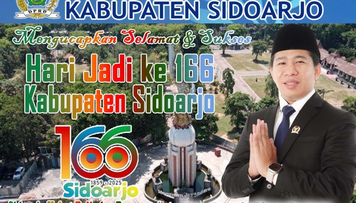 Muh. Zakaria Dimas Pratama Anggota Dprd Sidoarjo Mengucapkan Selamat Dan Sukses Hari Jadi Ke – 166 Kabupaten Sidoarjo