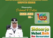 Pemerintah Kelurahan Kalijaten Taman Mengucapkan Selamat Dan Sukses Hari Jadi Ke -166 Kabupaten Sidoarjo