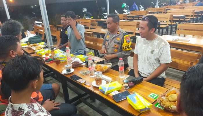 Warkop Jawara Katerungan, Ajang Silaturahmi Kapolsek Krian Dan Forkopimca Serta Fpli