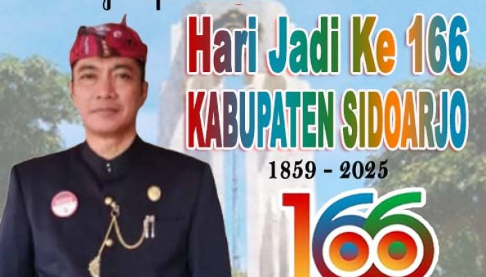 Pemerintah Kelurahan Sepanjang Mengucapkan Selamat Dan Sukses Hari Jadi Kabupaten Sidoarjo Ke – 166 Kabupaten Sidoarjo