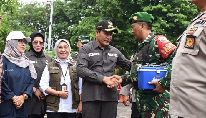 Lindungi Peternak Sidoarjo, Pemprov Jatim Bersama Pemkab Sidoarjo Pantau Kesehatan Hewan Ternak Di Sidoarjo