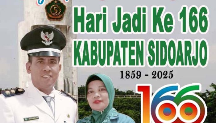 Pemerintah Desa Sambibulu Taman Mengucapkan Selamat Dan Sukses Hari Jadi Ke – 166 Kabupaten Sidoarjo
