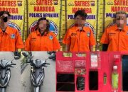 Polres Nganjuk Amankan Empat Pelaku Peredaran Narkotika Dan Okerbaya