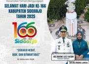 Camat Dan Ketua Tp Pkk Taman Mengucapkan Selamat Dan Sukses Hari Jadi Ke – 166 Kabupaten Sidoarjo
