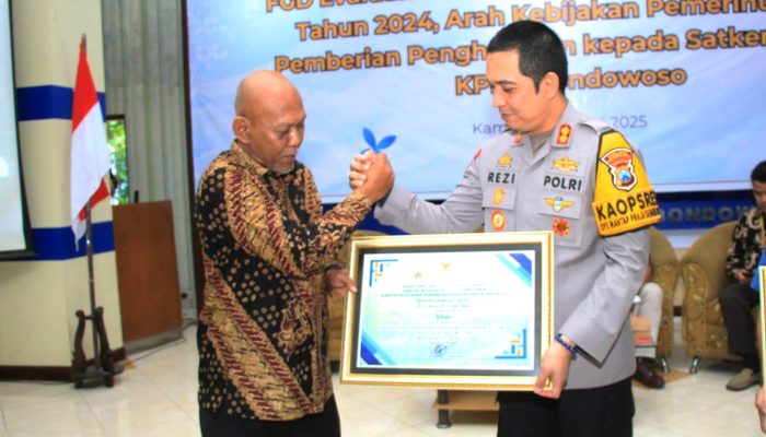Polres Situbondo Kembali Raih Penghargaan Kinerja Ikpa Terbaik Dari Kppn