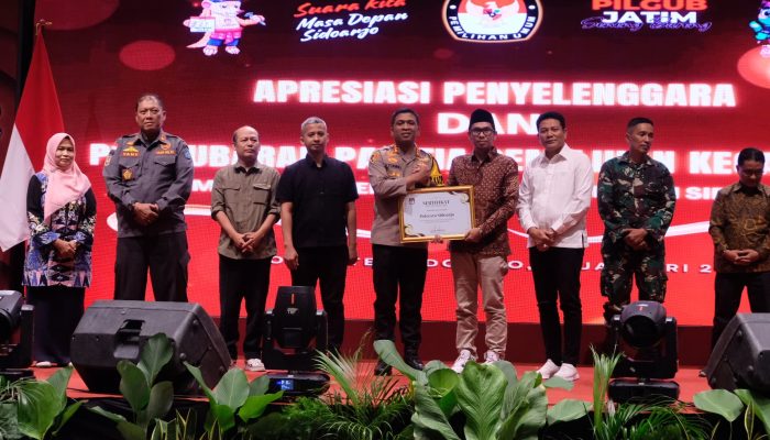 Plt. Bupati Sidoarjo Apresiasi Kinerja Ppk Berhasil Sukseskan Penyelenggaraan Pilkada Di Sidoarjo