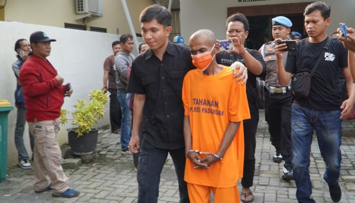 Polres Pasuruan Berhasil Amankan Tersangka Pembunuhan Tukang Las Di Purwosari