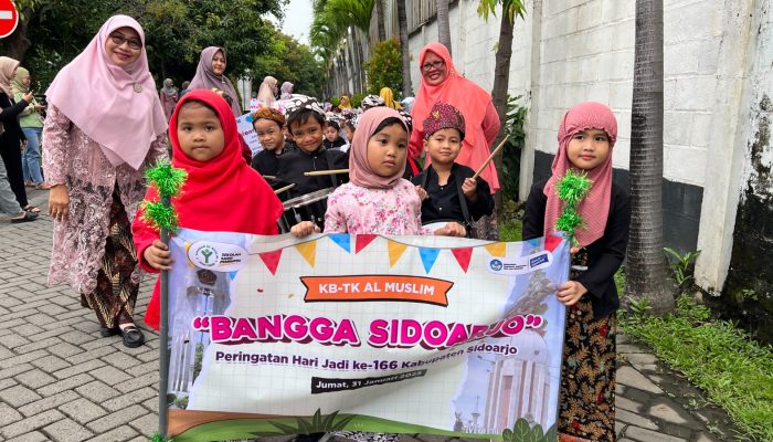 Keseruan Peringatan Harjasda Di Kb-Tk Al Muslim