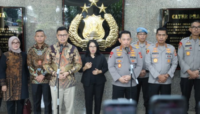 Terima Kunjungan Kepala Bpom, Kapolri Pastikan Sinergi Penindakan Mafia 