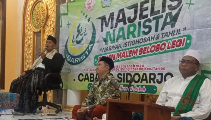 Berlangsung Khidmat, Harlah Ke-2 Majelis Dzikir Dan Ta’Lim Narista Dibuka Dengan Sholawat 