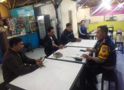Kapolsek Krian Pantau Masa Psht Dari Krian Ke Madiun
