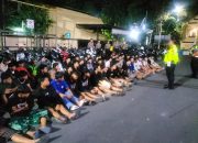 Polres Lumajang Amankan 40 Unit Motor Diduga Terlibat Balap Liar