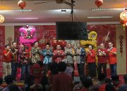 Dua Pilar Kecamatan Krian Hadiri Undangan Perayaan Tahun Baru Imlek Klenteng Teng Swie Bio
