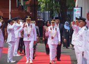 Gelar Penyambutan Bupati Dan Wakil Bupati Sidoarjo, Siap Wujudkan Visi Besar Di 100 Hari Kerja