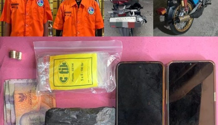 Tiga Kasus Narkotika Dan Okerbaya Terungkap Dalam Operasi Pekat Semeru 2025, Empat Tersangka Diamankan