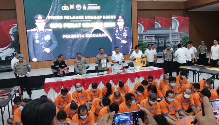 Ops Pekat Semeru Polresta Sidoarjo Ringkus 197 Tersangka 