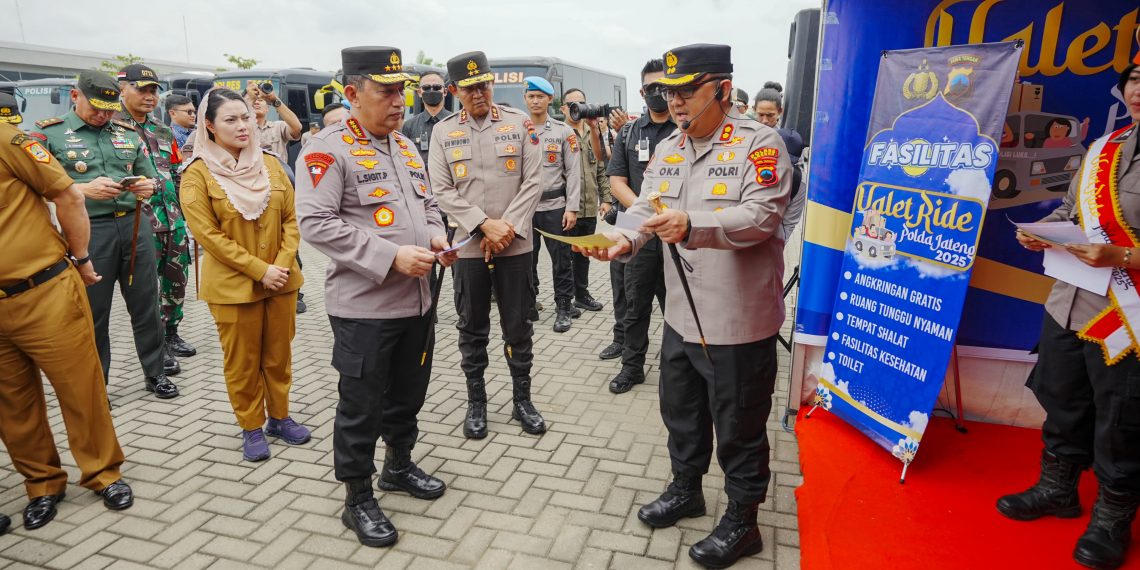 Kapolri Pastikan Kesiapan Pengamanan Arus Mudik dan Layanan Valet & Ride Polda Jateng