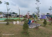 Pemdes Gilang Selesaikan Pembangunan Taman Desa Cantik Yang Dilengkapi Sarana Bermain Anak
