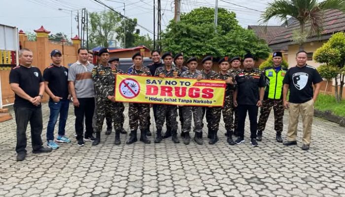 Kanit Reskrim Polsek Balongbendo Sosialisasi Bahaya Narkoba Ke Anggota Banser