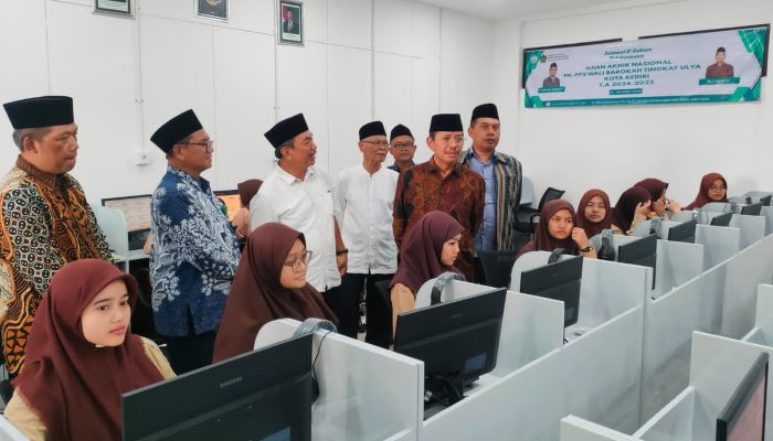 Lakukan Monev Di Pkpps Ulya Wali Barokah Kota Kediri, Dirjen Pendis Kemenag Ri Pantau Pelaksanaan Uan Online