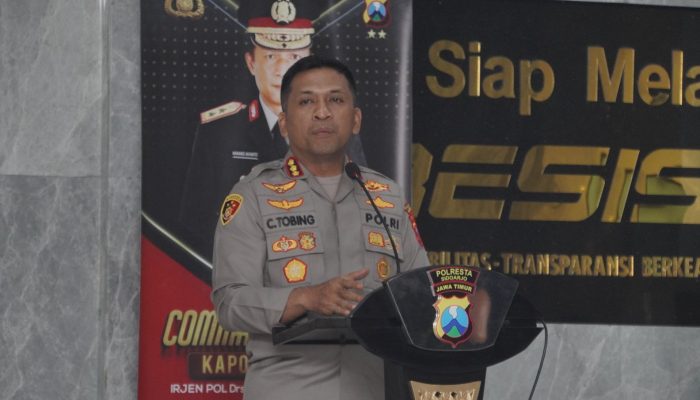 Kapolresta Sidoarjo Optimalkan Peran Kapolsek Dan Bhabinkamtibmas Dorong Pelaksanaan Ketahanan Pangan