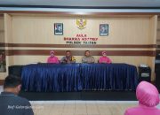 Polsek Taman Selenggarakan Acara Pisah Sambut Kapolsek Taman Yang Baru