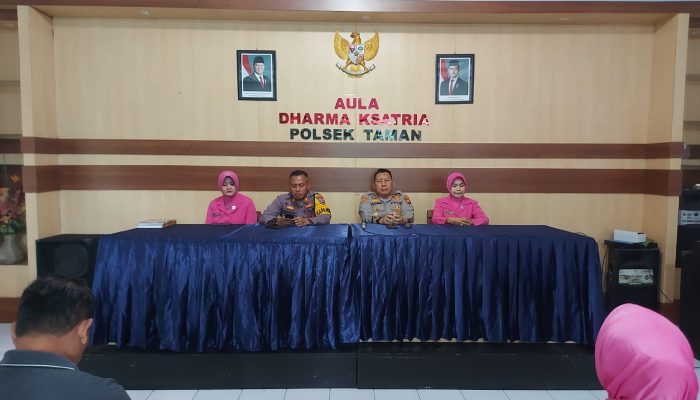 Polsek Taman Selenggarakan Acara Pisah Sambut Kapolsek Taman Yang Baru