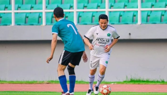 Bupati Subandi, Bank Jatim Fc, Dan Wartawan Sidoarjo Fun Game Sepak Bola