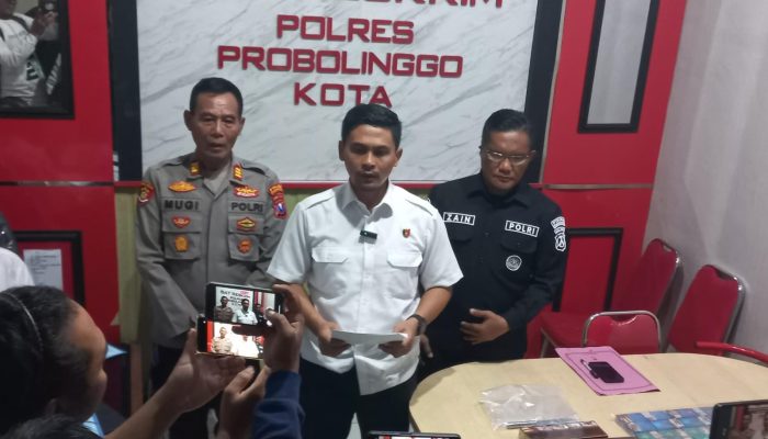 Polres Probolinggo Kota Berhasil Amankan Tersangka Pembobol Minimarket Yang Terekam Cctv