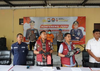 Dua Karyawan Curi Kabel Listrik Milik Gudang di Jatikalang Krian