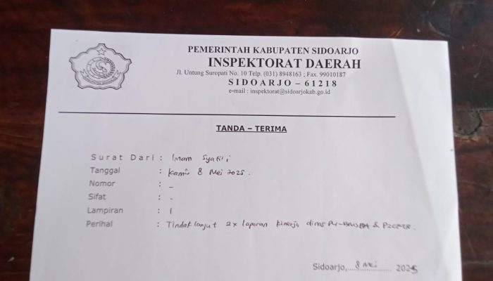 Belum Ada Penanganan Dari Inspektorat Kabupaten Sidoarjo, Warga Karangbong Kembali Mempertanyakan Laporannya