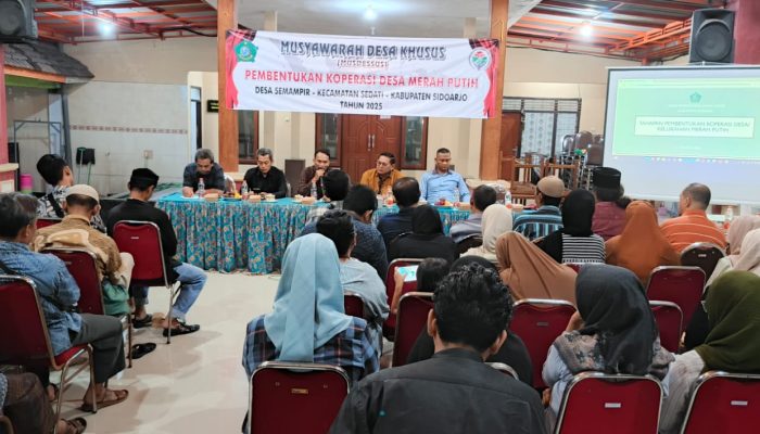 Musdesus Pembentukan Koperasi Merah Putih Desa Semampir