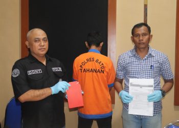Respon Cepat Polres Batu Berhasil Amankan Tersangka Perampasan HP di Pujon