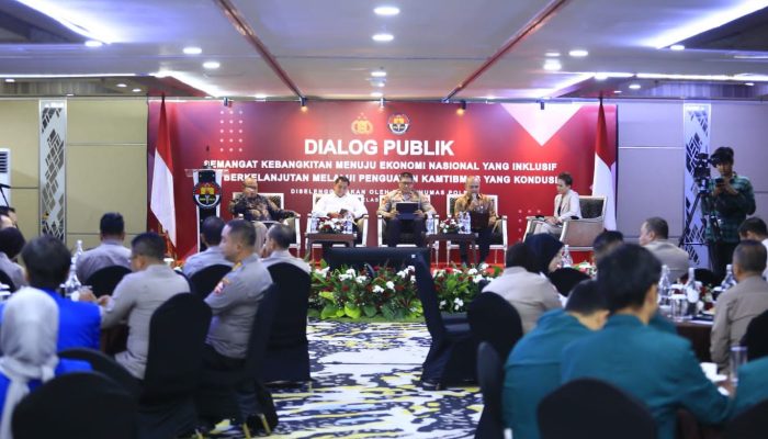 Polri Gelar Dialog Publik: Dorong Ekonomi Nasional Inklusif Dan Berkelanjutan Melalui Penguatan Kamtibmas