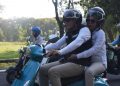 Bupati Subandi Ikut Meriahkan Scooter Riding di Lanudal Juanda