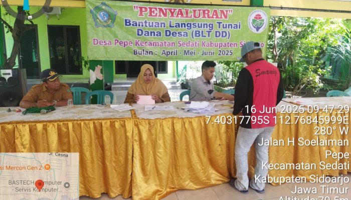 Blt Dd Tahap 2 Kembali Disalurkan,Pemdes Pepe Berharap Bantuan Dapat Digunakan Untuk Modal Usaha
