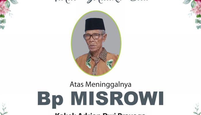 Segenap Staff Dan Wartawan Gelorajatim.com Turut Berduka Cita Atas Meninggalnya Bapak Misrowi