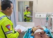 Lansia Pejalan Kaki Tertabrak Motor Hingga Mengalami Luka Serius, Dua Orang Dilarikan Ke Rumah Sakit
