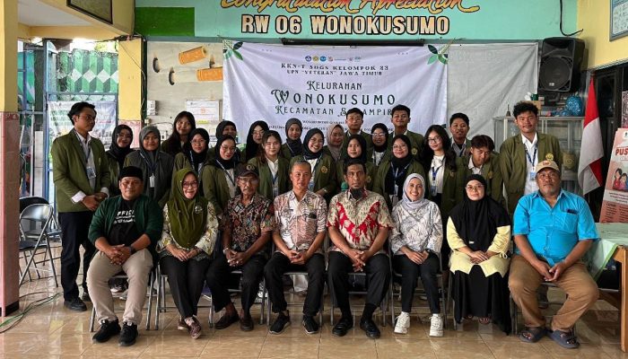 Dukung Program Sdgs, Kkn 23 Upn “Veteran” Jawa Timur Siap Bergerak Untuk Wonokusumo Lebih Inklusif Dan Berdaya