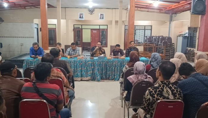 Pemdes Semampir Gelar Rapat Persiapan Memperingati Hut Ri Ke 80