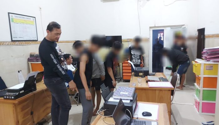 Diduga Pesilat, Sembilan Remaja Diamankan Usai Konvoi Dan Meresahkan Warga Waru