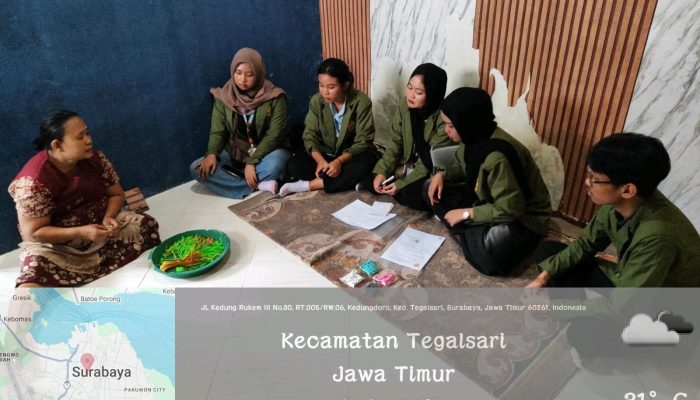 Mahasiswa Kkn Sdgs Upn “Veteran” Jawa Timur Kunjungi Umkm Autentik Di Kelurahan Kedungdoro
