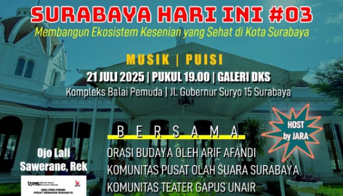 Membangun Ekosistem Seni Yang Sehat Di Surabaya