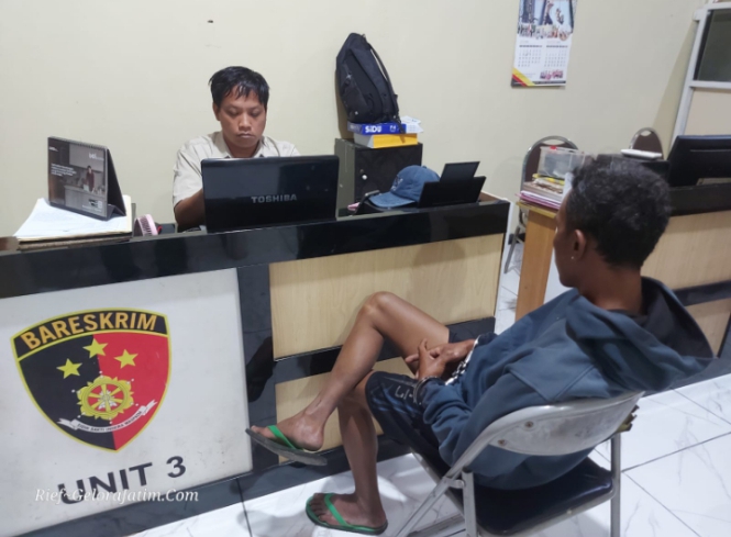 Pelaku Perusakan Halte Bus Trans Jatim Ditangkap Polsek Taman