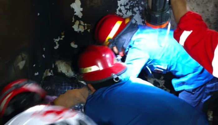 Diduga Korsleting Listrik Picu Kebakaran Kontrakan Di Sukodono, Satu Penghuni Tewas
