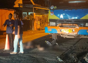 Motor Vario Hantam Truk Fuso Parkir Di Sukodono, Satu Orang Tewas