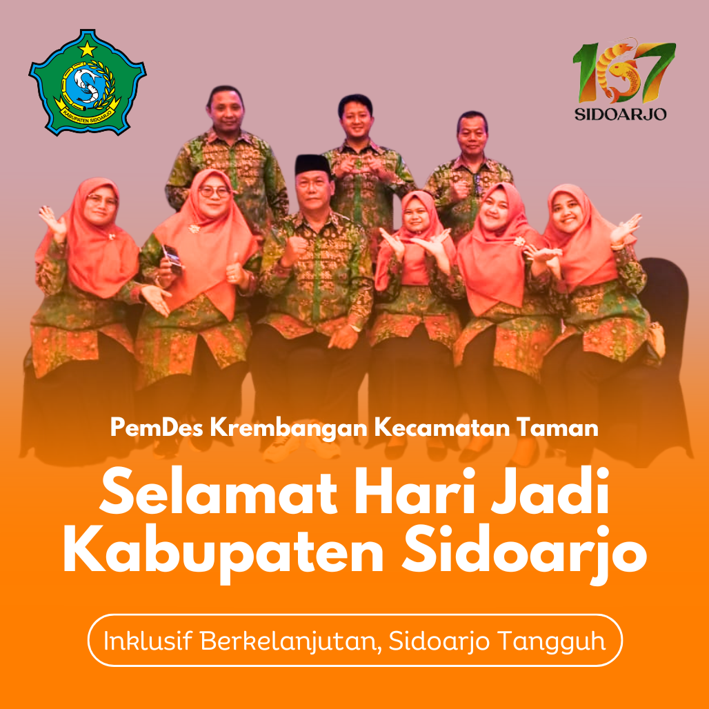 BPN Sidoarjo Mengucapkan Selamat Hari Jadi Kota Sidoarjo ke 167