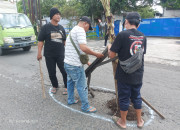 Tiga Laka Semalam, Pemuda Pancasila Pac Taman Soroti Kerusakan Jalan Sadang–Kletek